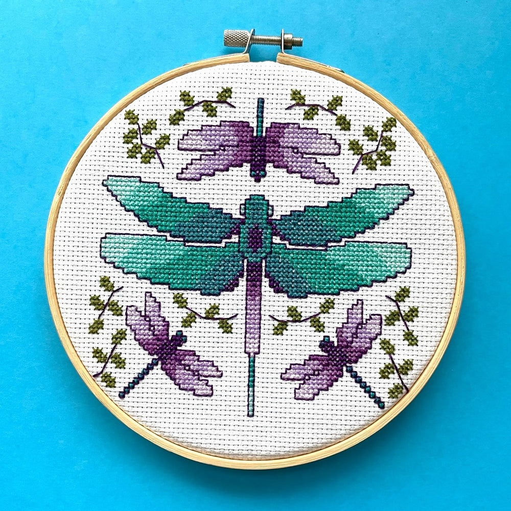 WS Dragonflies Cross Stitch Kit