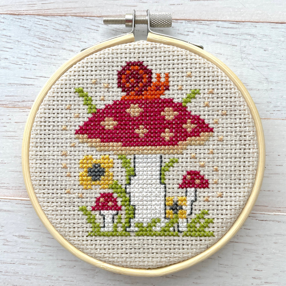 WS Mushrooms Cross Stitch Kit