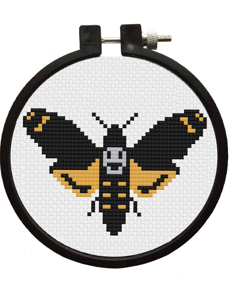 PATTERN WS Deadhead Moth Counted Cross Stitch