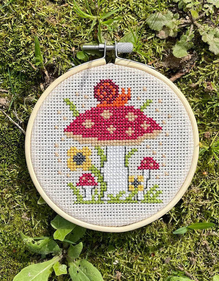 WS Mushrooms Cross Stitch Kit