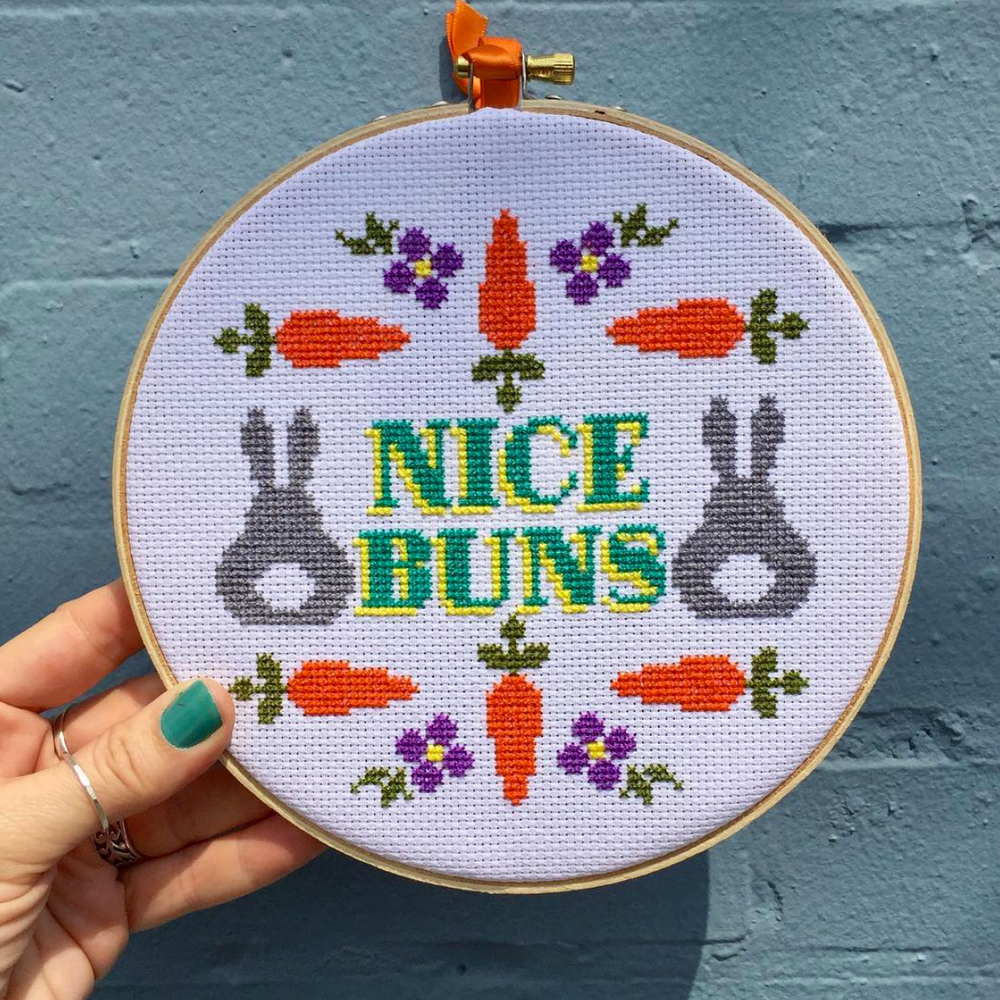 WS Nice Buns Counted Cross Stitch DIY KIT