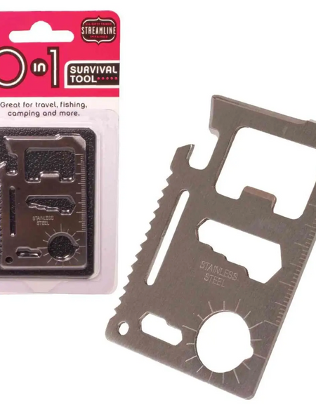 10 in 1 survival tool streamline