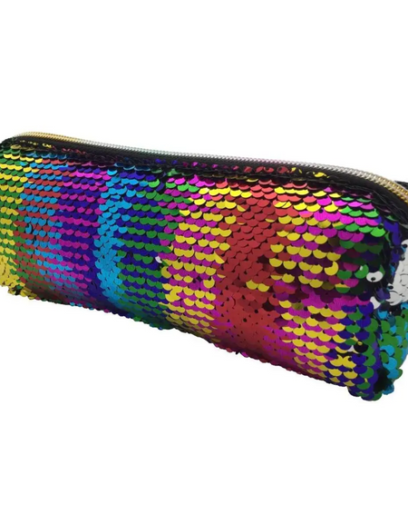 Rainbow Sequin Slim Project Bag Streamlline