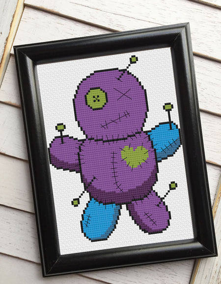 Voodoo Doll Counted Cross Stitch DIY KIT Intermediate