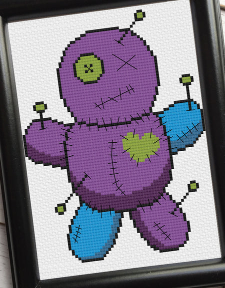 Voodoo Doll Counted Cross Stitch DIY KIT Intermediate