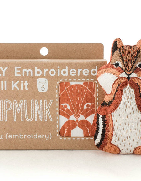 Chipmunk - Embroidery Kit