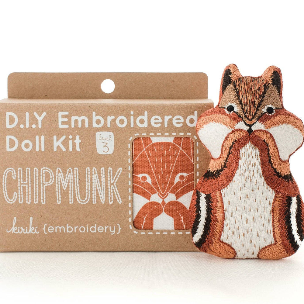 Chipmunk - Embroidery Kit