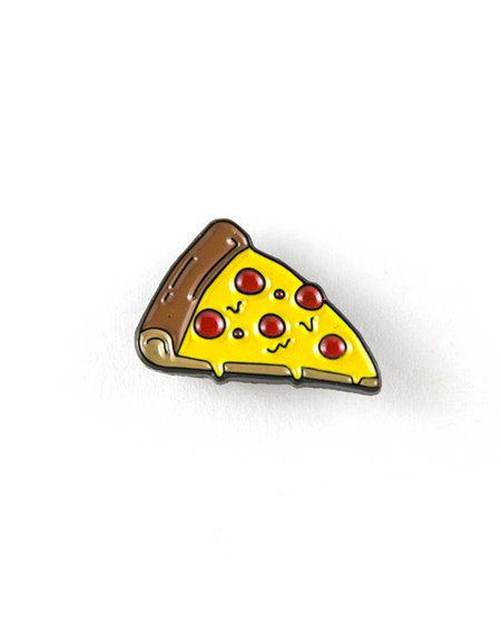 Thin Crust Pizza Enamel Pin by Reppin' Pins